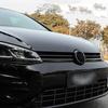 Lesklá černá ozdobná lišta mřížky předního nárazníku Kryt pro VW Golf 7 7.5 MK7 Příslušenství