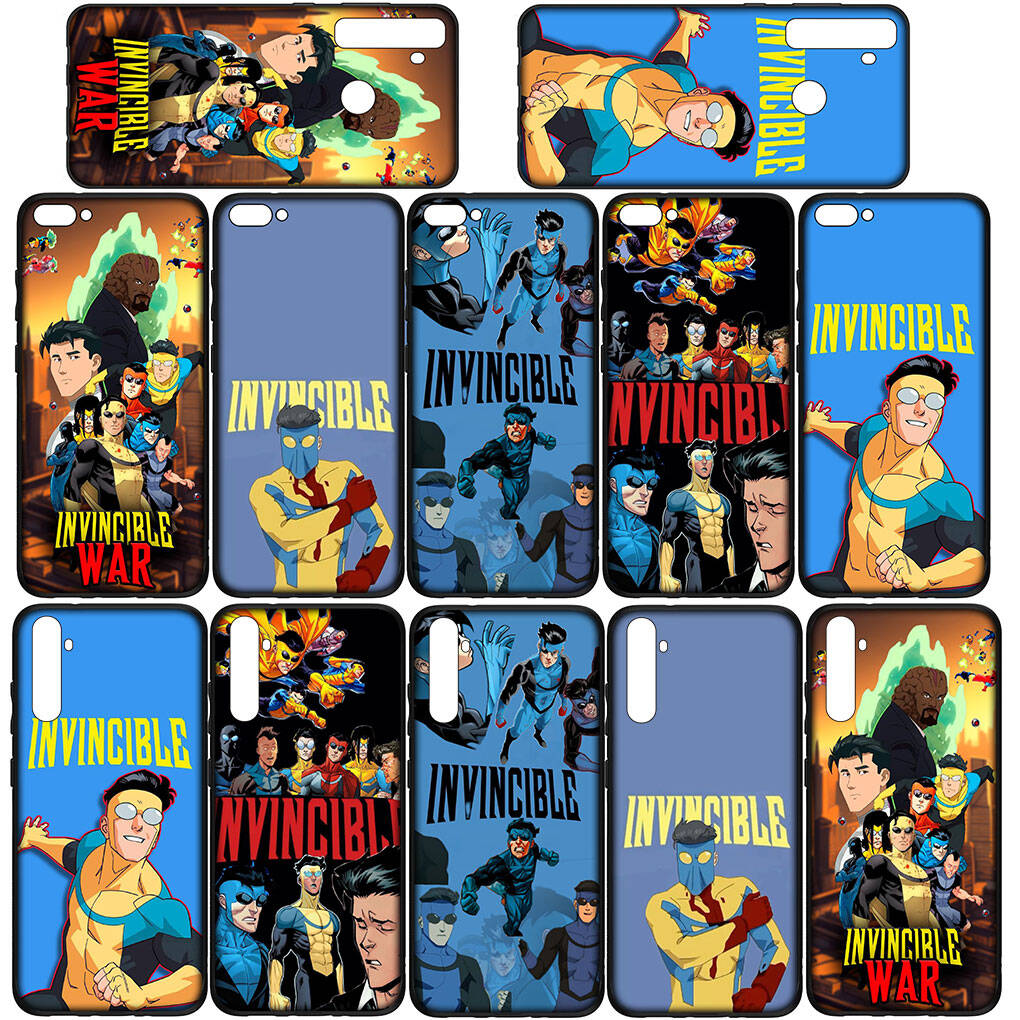 Phone Case for iPhone 17 16 15 Plus Huawei P30 P20 Lite Redmi Note 14 12 11 13 Pro Max OPPO A60 A80 A40 A18 A38 A54 Poster I-Invincibles Collage Cover