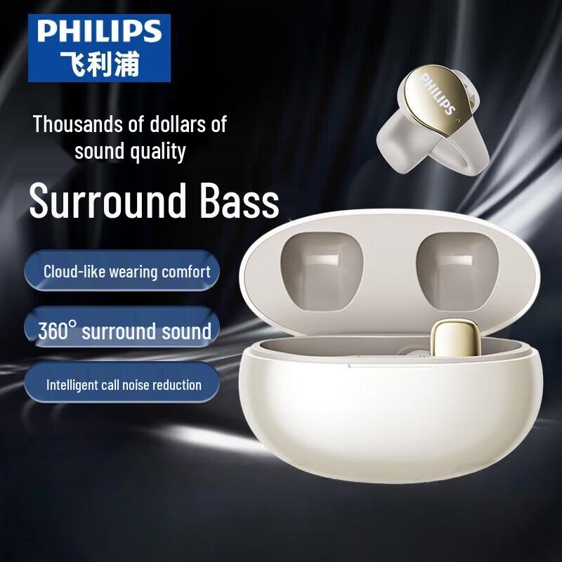 

Philips TAT2719 Bone Conduction Open-Ear Wireless Earbuds