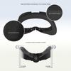 Ice Spong/PU Leather Face Cushion Breathable Cover Virtual Reality Headset Cooling Fan Interface & Adjustable Lens Guard