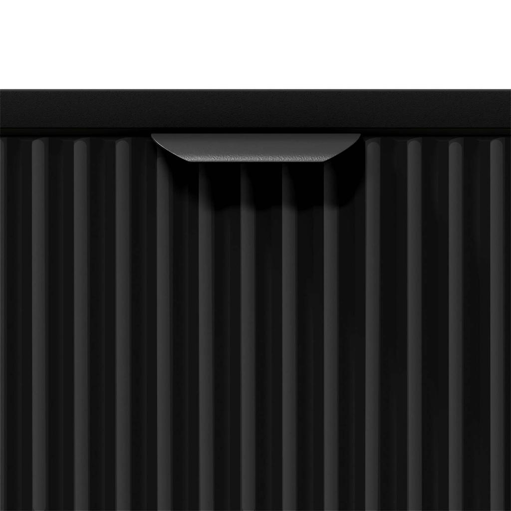 Nightstand with Drawers Black 49 x 36 x 61 cm Engineered Wood