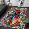 1pc Spider-Man Pattern Area Rug Soft Flannel Floor Mat for Living Room,Office,Bedroom and Carpet,Sofa Coffee Table Floor Mat
