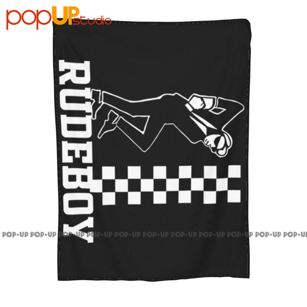 Skanking Rudeboy Ska Trojan Skinhead Scooterist Selector Ultra-Soft Blanket Quilt Winter Sofa Cover Bed Covers