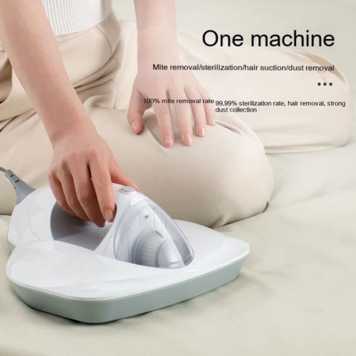 Anti-Mite Vacuum Cleaner White UV Double Mite Removal Beater For Bed
