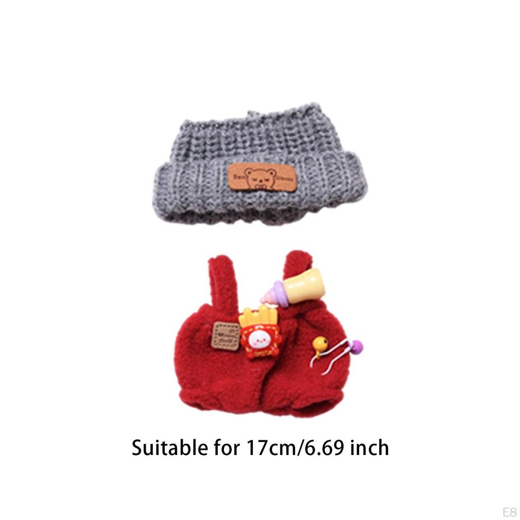 Doll Jumpsuit Clothing for Kids Pendant Outfits Dress Up 6.69inch