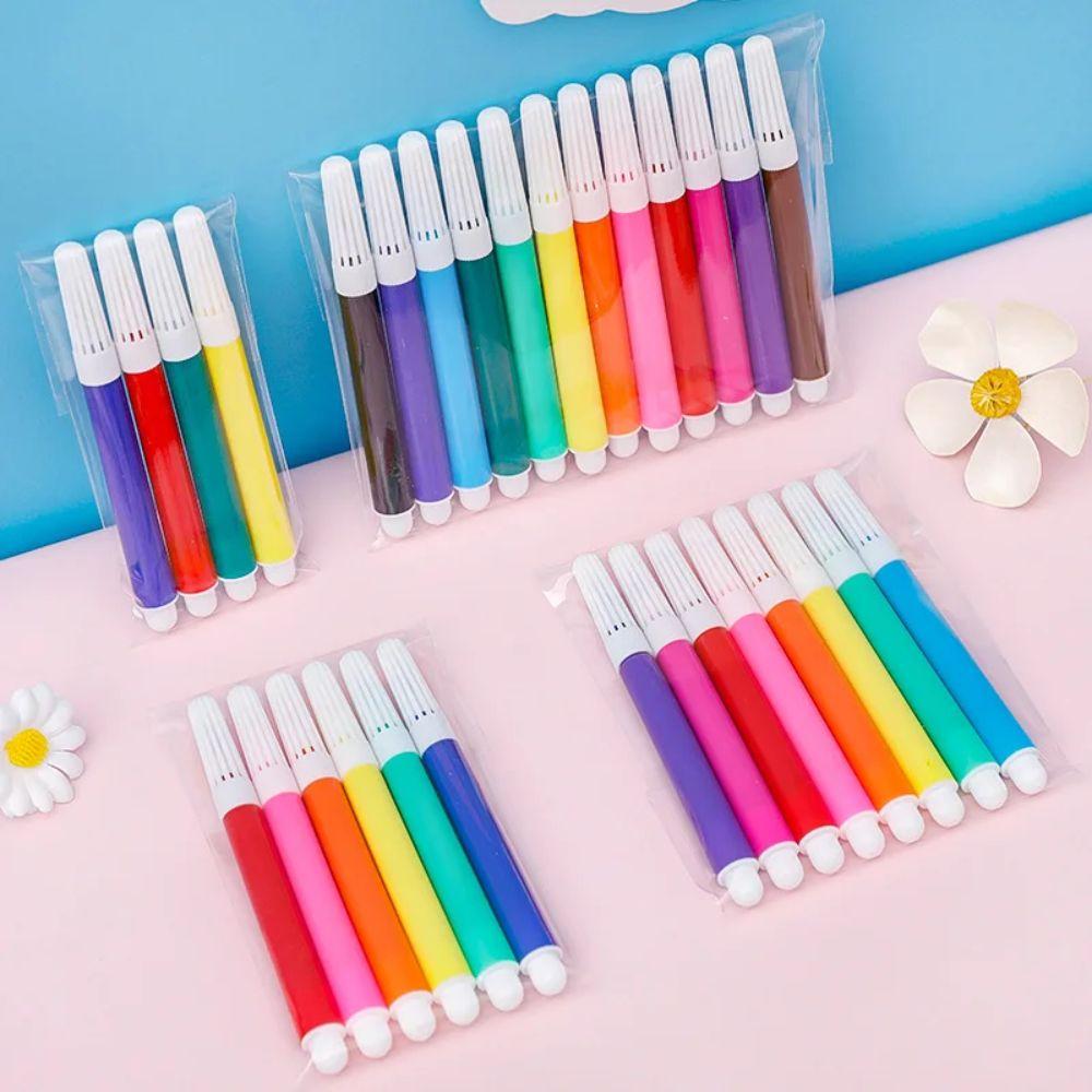 Safe Coloring Markers Color Filling Colorful Watercolor Pen DIY Graffiti Bag   Children