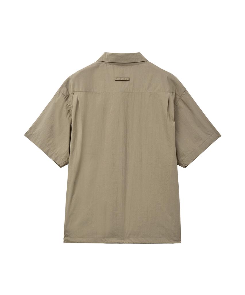 INTEMPOMOOD Arc Pocket Shirt_Beige