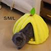 Cat Bed Cave Nest Shelter Comfortable Winter Warm Round Pet Sleeping House for Hamster Bunny