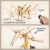 1/4PCS Dinosaur STEM Toys for Kids 3D Wooden Puzzle Model Robot Model Kit DIY Educational Science Building STEM Projects Gift