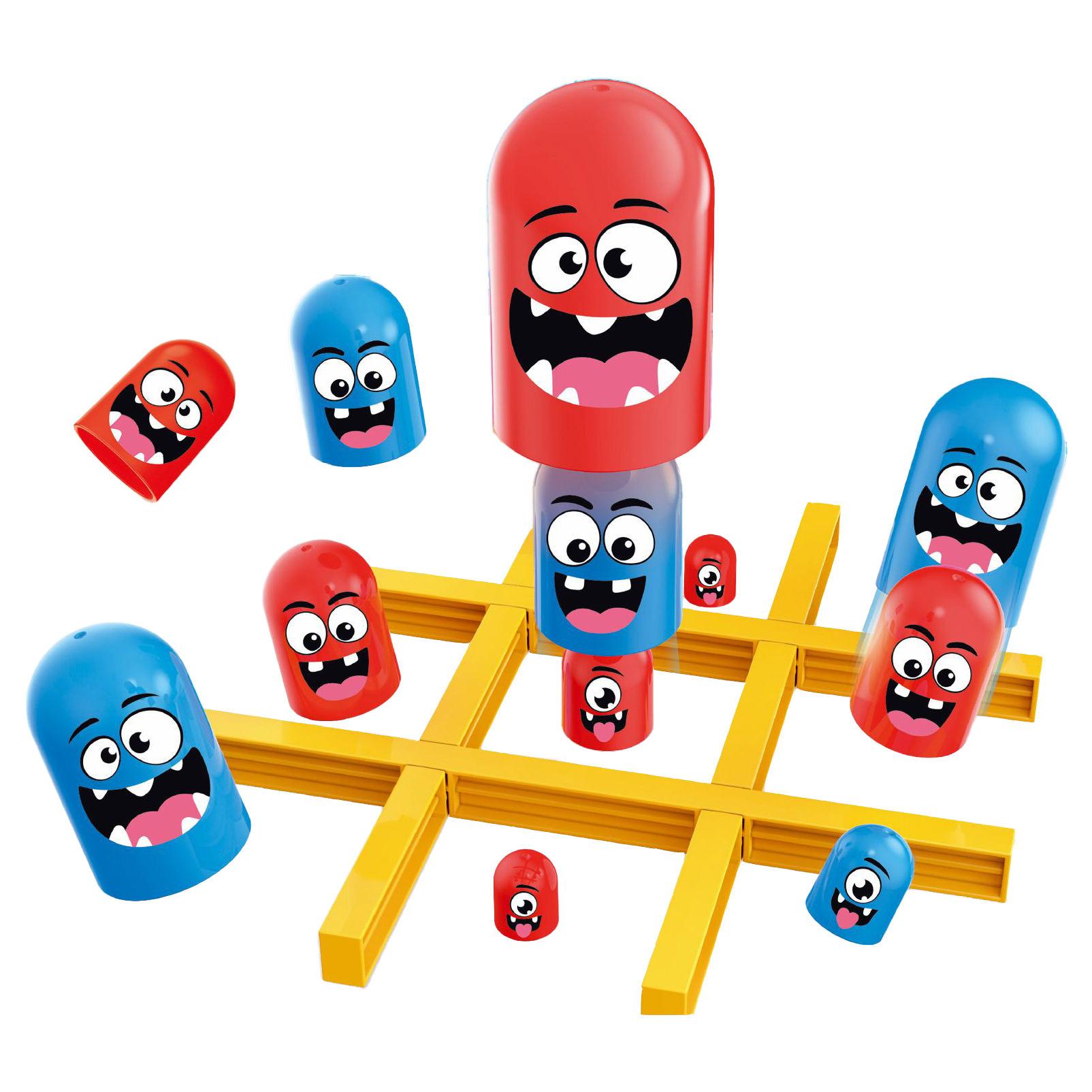 Tic-Tac-ToeFunny Monster Game, Desktop Board Game, Mini Game for Parties, Gift for Kids and Adults, Parent-Child Interactive Toy