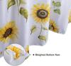 Tenda da Doccia Girasole Acquerello Stella Colorata, Tenda da Doccia in Tessuto Floreale, Tenda da Doccia Impermeabile
