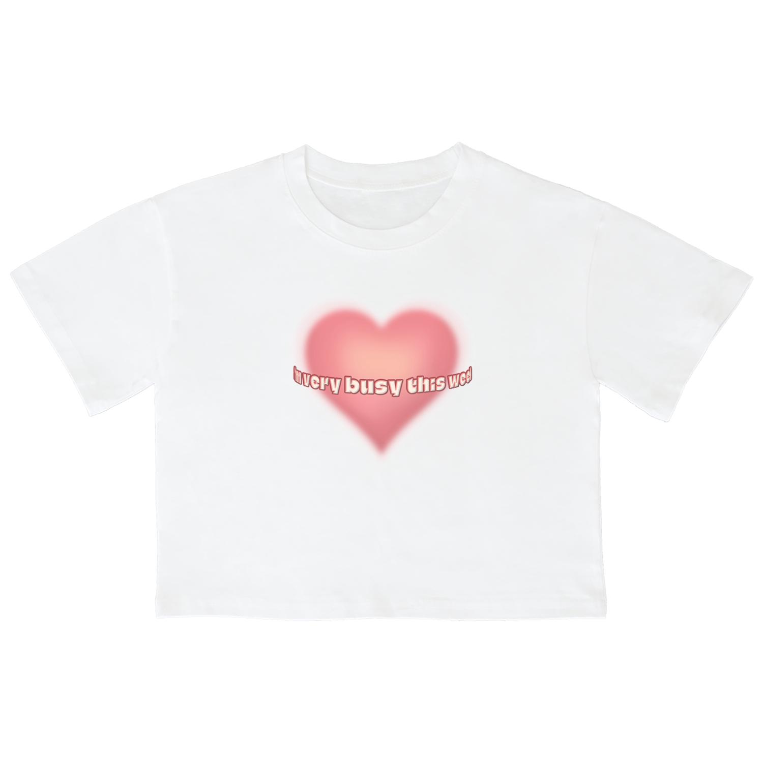 Awesome Us (23Ss) Im Very Busy Crop Short Sleeve T-Shirt White Free/Free