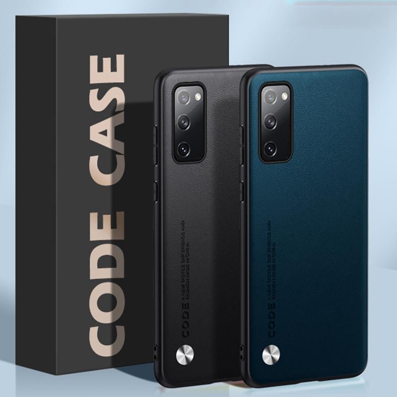 Luxusní PU kožené pouzdro pro Samsung Galaxy S20 FE S20 Plus Matný kryt silikonové ochranné pouzdro na telefon Samsung S20 Ultra Coque