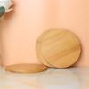 15cm/59inch Diameter Round Coaster Placemats Bamboo Tray  Tea Coffee Cup Pad Bamboo Wood Plate Heat Resistant Tableware Mug Mat