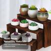 Stepped Plant Stand Rustic shelfSaving for Windowsill, Collectors