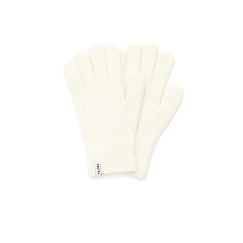 Velsey Wool Blended Classic Lip Glove [WHITE]