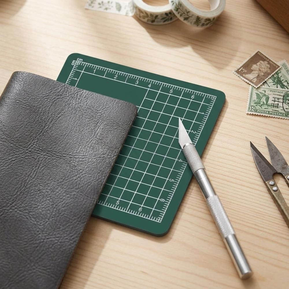2pcs 8x8cm Cutting Mat Square Paper Cutting Board Anti Slip Craft Cutting Mat  Hand Account DIY