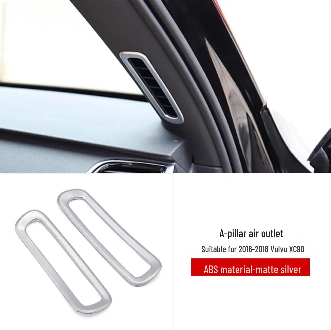 

Volvo XC90 2016-2018 Декоративная наклейка на воздуховод передней стойки приборной панели