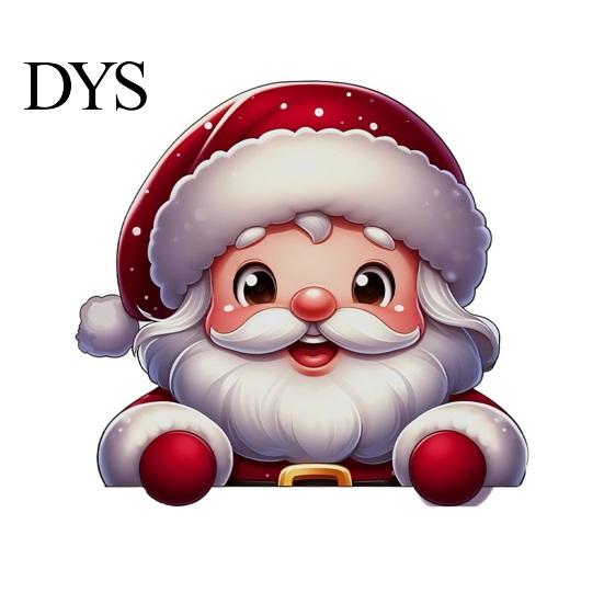 Easy Peel And Stick Wall Art Christmas Switch Stickers, Removable Santa Claus/Puppy/Reindeer/Elf/Pickup Truck Light Self Adhesive Festive Stickers
