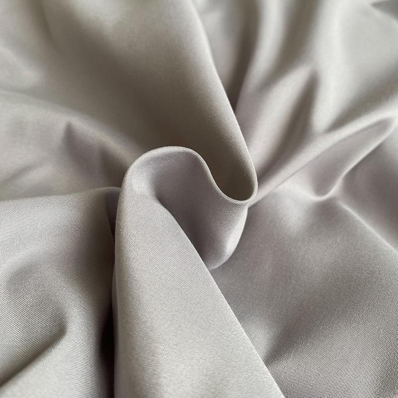 Soft Brushed Polyester-Cotton Solid Color Duvet Cover and Pillowcase Set with Pocket-Style Pillowcase