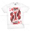 Mens King of Hearts T Shirt Cool Vintage Graphic Retro Tee for Guys Funny T Shirts Love Apparel for Men Novelty Tees for Guys