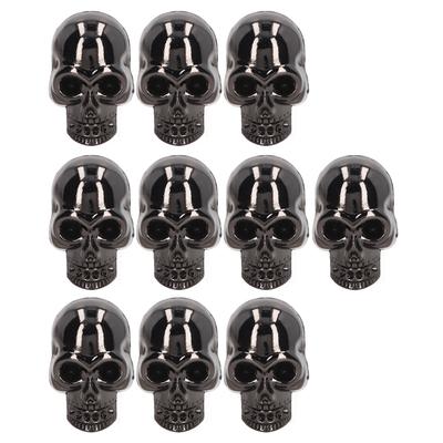 10 Pcs Skull Rivets Gothic Style Fashionable Skull Stud Accessories for DIY Shoes Clothing Bags No