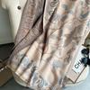 Autumn And Winter Popular Shawl Outside Women'S Scarf Office Blanket Cashmere Fringed Warm Scarf Live Stream