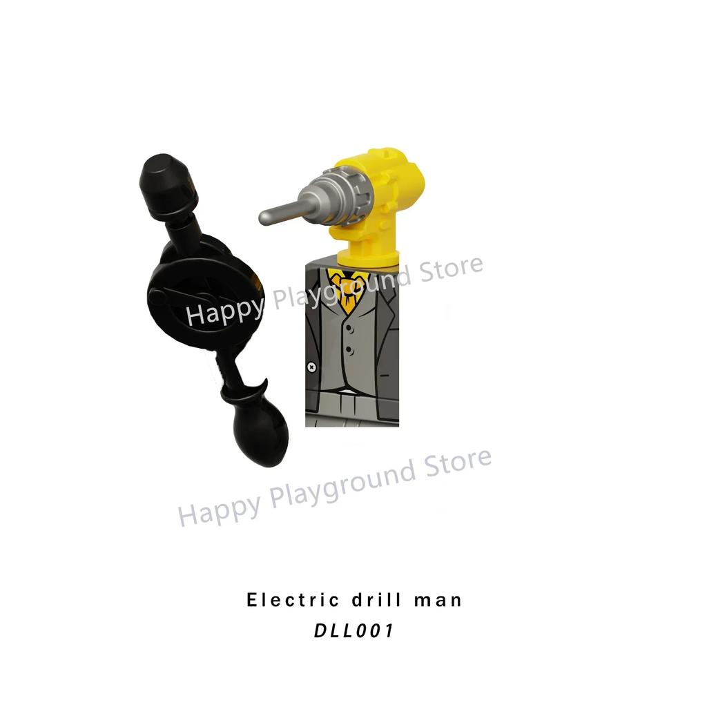 New Skibidi Toilet Man Anime Cartoon Bricks Dolls Figure Cameraman Speakerman TV Man Action Bricks Toy Figures Building Blocks