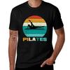 Vintage Retro Pilates Best Funny Gift For Pilates Lovers Tshirt Quick Dry Sports Short Sleeve Tee