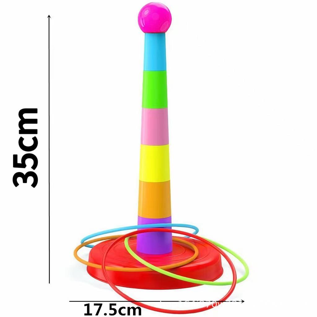 Kids' Ring Toss Game: Indoor & Outdoor Parent-Child Stacking Toy