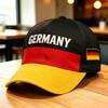 Eagle Black Red Gold Vertical Striped Baseball Cap Unisex Flag Printed Sun Cap Fans Sports Cap