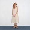 Women's Pleated U-Neck Sling Maxi Dress