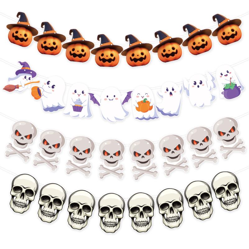 New Halloween Ghost Festival Horror Party Honeycomb Ornaments and Tabletop Decorations