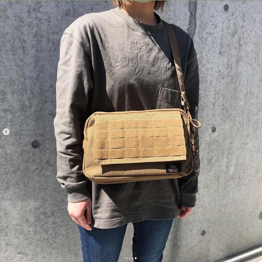 STORMCROS Militärische Schulter Modulare Taille Camouflage Groß MOLLE 9L 45135 Tasche, Beutel, Tasche, Beutel, Beutel, Design, Kapazität, Kompatibel, (Bräunen)