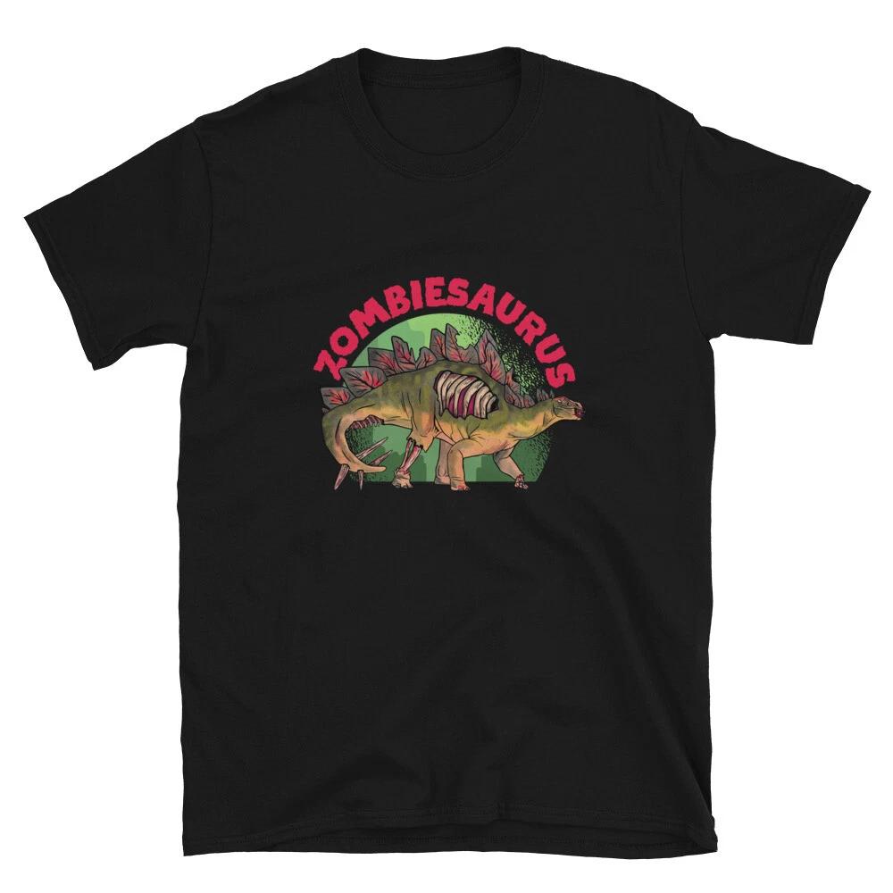Zombie Dinosaur Halloween T-Shirt XL