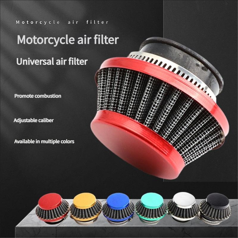 Filtro Aria Motore Moto Universale Acciaio Inossidabile Parte Migliorata Compatibilità Multi-Modello Miglioramento della Filtrazione