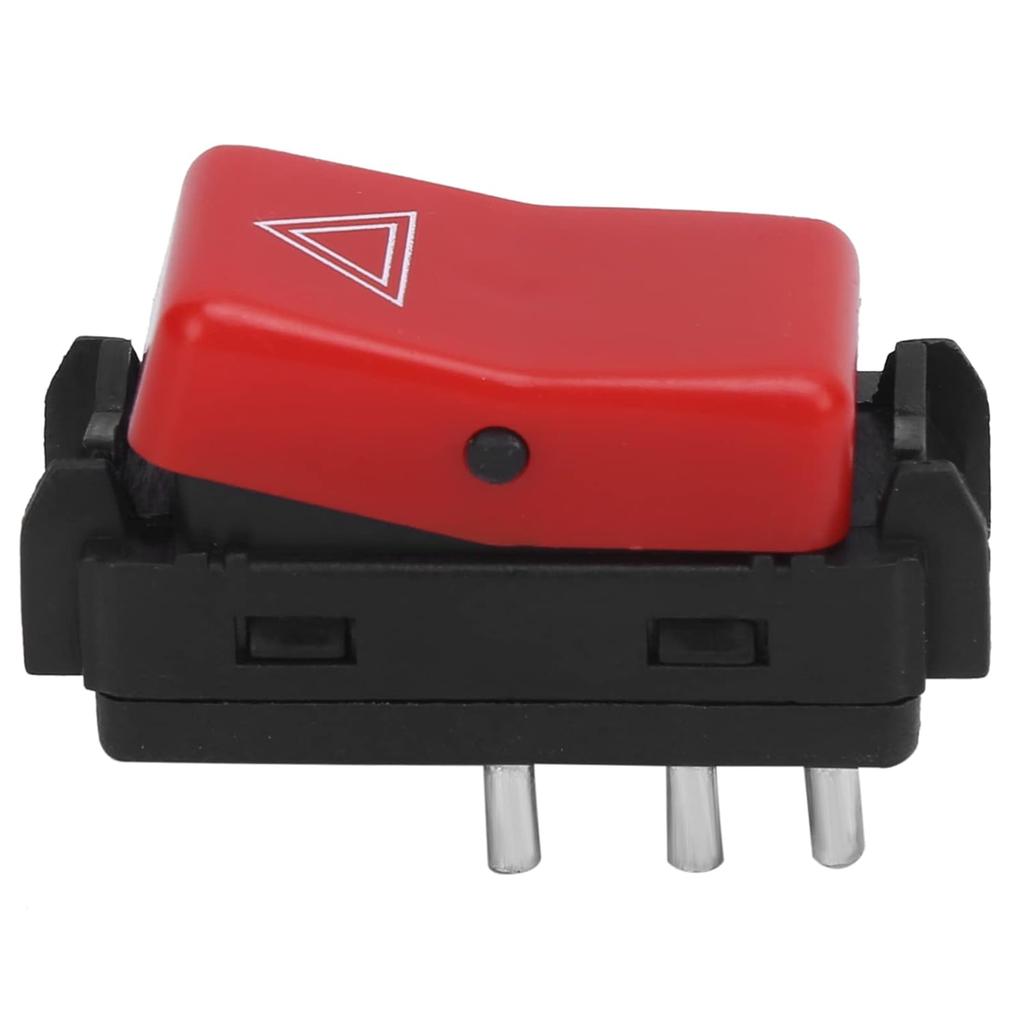 Warning Flasher Switch, Warning Hazard Light Emergency Flasher Switch 1248200110 Red Replacement for W124 W201 W202