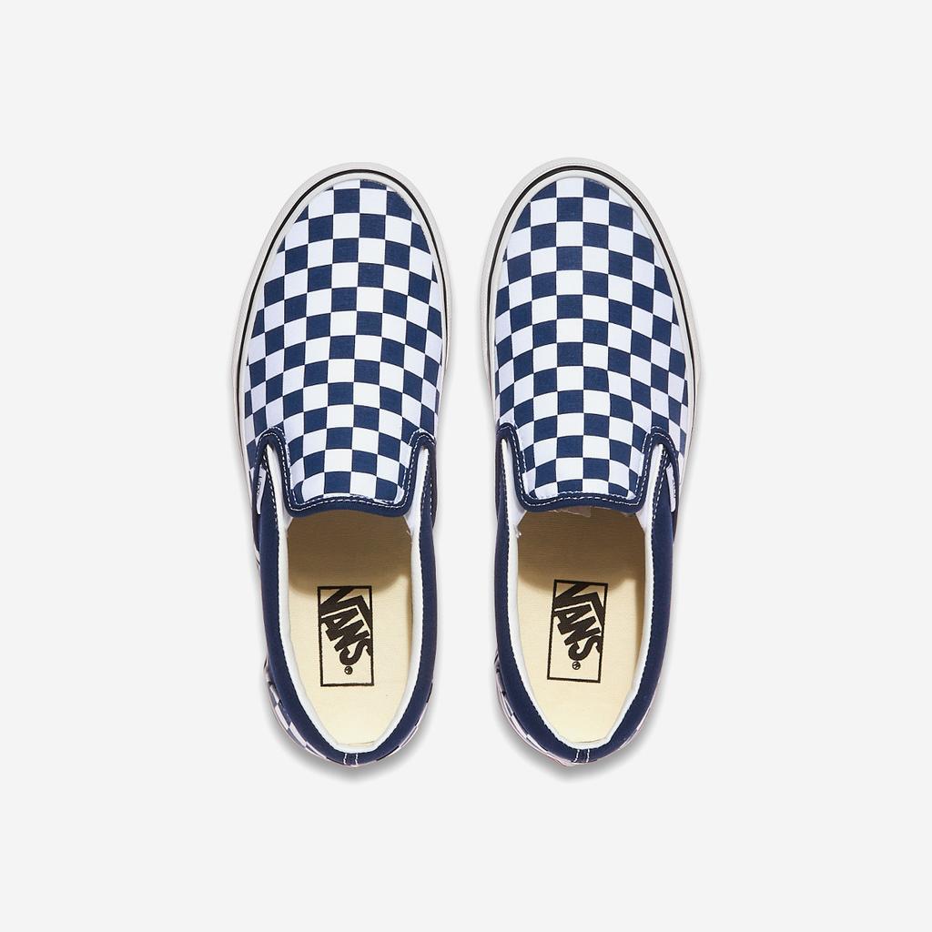 Vans Classic Slip-On - Color Theory Checkerboard Deep Indigo [VN000DAHFOB] [Shipped from Korea] 100% Authentic