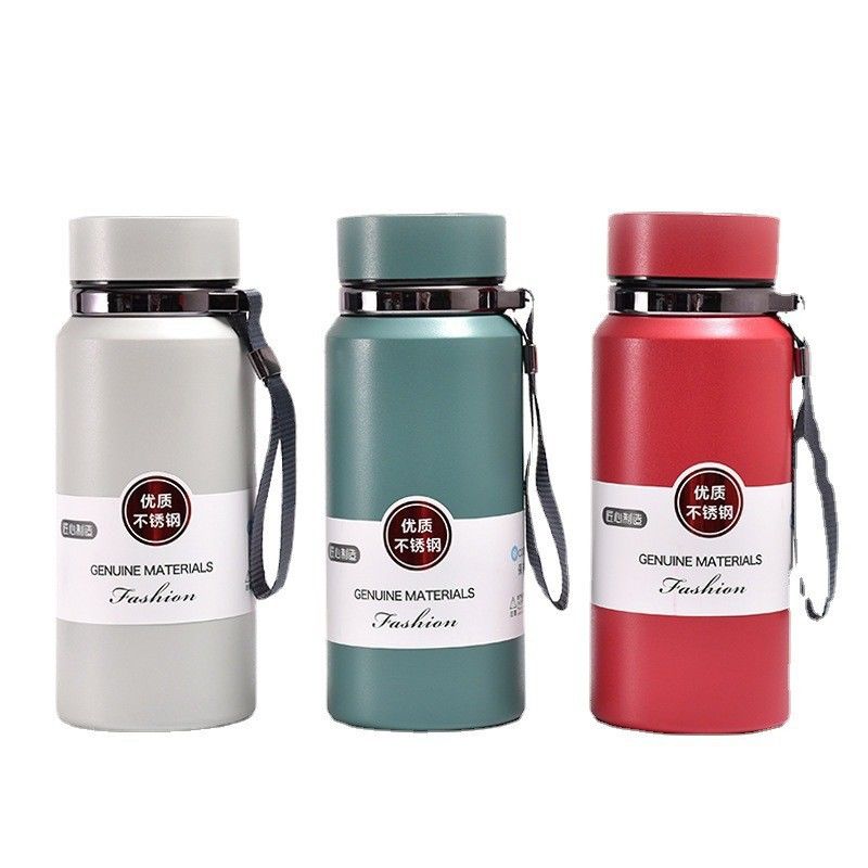 Large capacity intelligence Thermos Cup 800ml Vacuum Flasks Portable Stainless Steel Thermos Cup Water Bottle Travel Tea Mug Office Thermos Cup