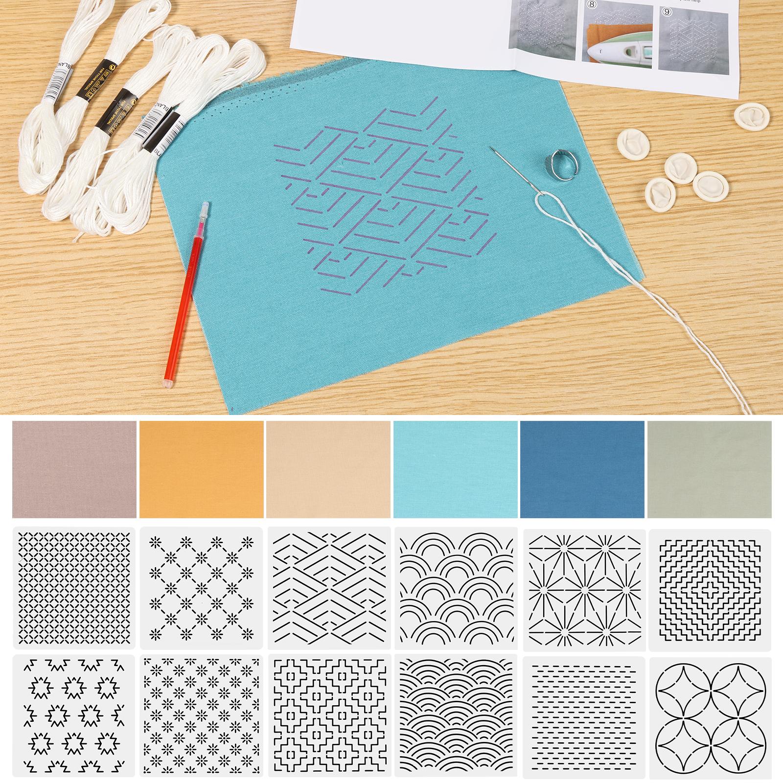 

12 шт. набор шаблонов для вышивки ручной работы, материал для набора, набор для вышивания, подходит для любителей рукоделия