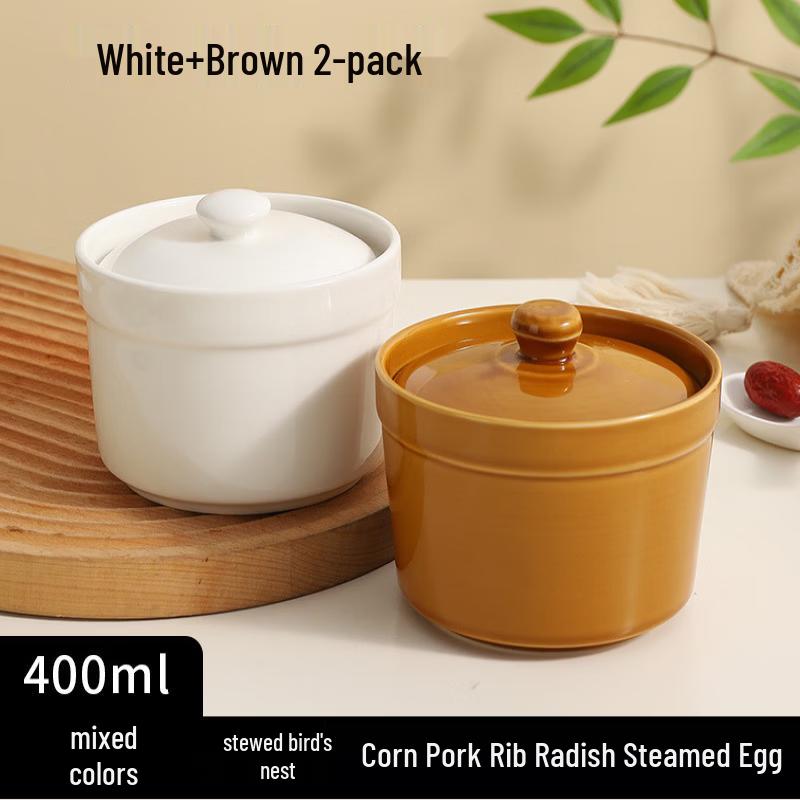 

OIMG Ceramic Steaming & Stewing Bowl Set