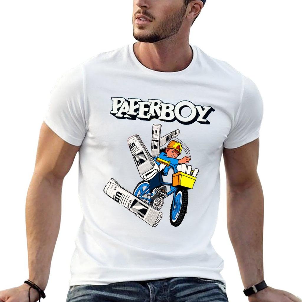Camiseta Paperboy Arcade Masculina De Algodo Camisetas Engraadas Camiseta Masculina De Humor Negro Camiseta De Designer