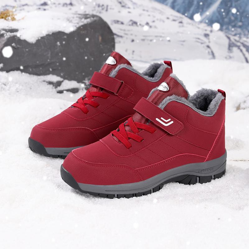 Hoge Kwaliteit Heren Thermische Waterdichte Winterlaarzen Antislip Pluche Gevoerd Sneeuwschoenen Sneakers Heren Koude Weer Katoenen Schoenen voor Heren