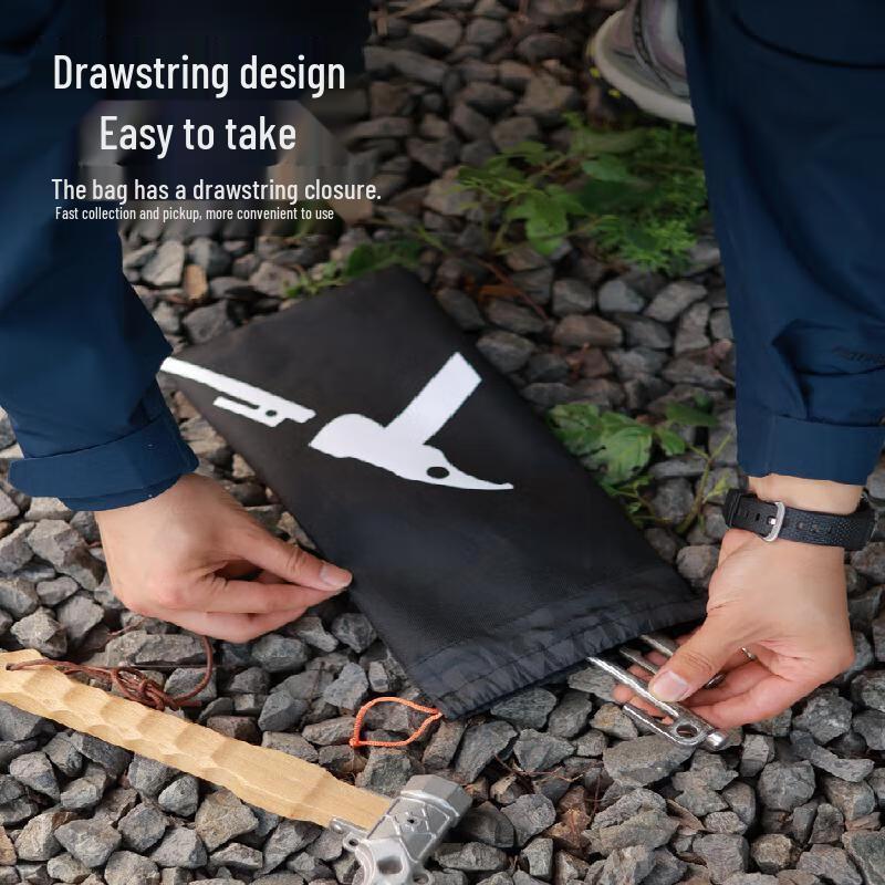 Outdoor Tent Stake and Hammer Storage Bag