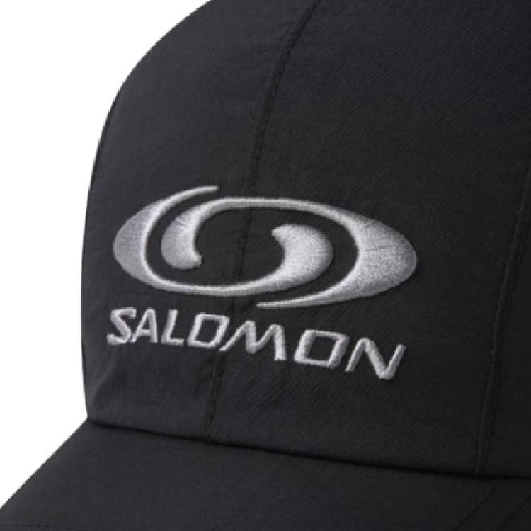 Men's SALOMON Nylon Baseball Caps Unisex Black