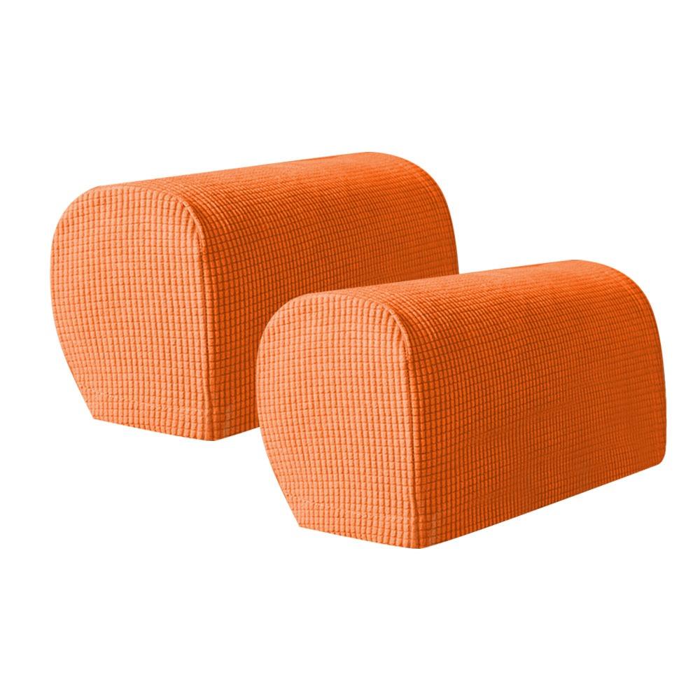 1Pair Stretch Sofa Armrest Cover Elastic Jacquard Sofa Cover Anti-slip Dust-proof Couch Arm Protector for Home Furniture Decor