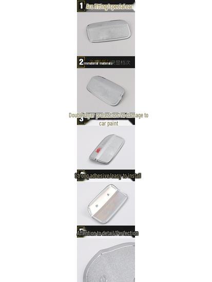 Ankai A6L Glitter Fuel Tank Cap Protector – Scratch-Resistant Decorative Cover and Sticker.