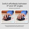 Kablosuz Trackball Mouse 2.4G RGB Ergonomik Şarj Edilebilir Rollerball Fareler 3 Cihaz Bağlantısı Başparmak Kontrolü PC iPad için