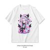 Pastel Goth Kawaii Anime Shirt Woman Man Summer Cotton Graphic T Shirts Adult Streetwear Camisetas Tops Shortsleev S3XL