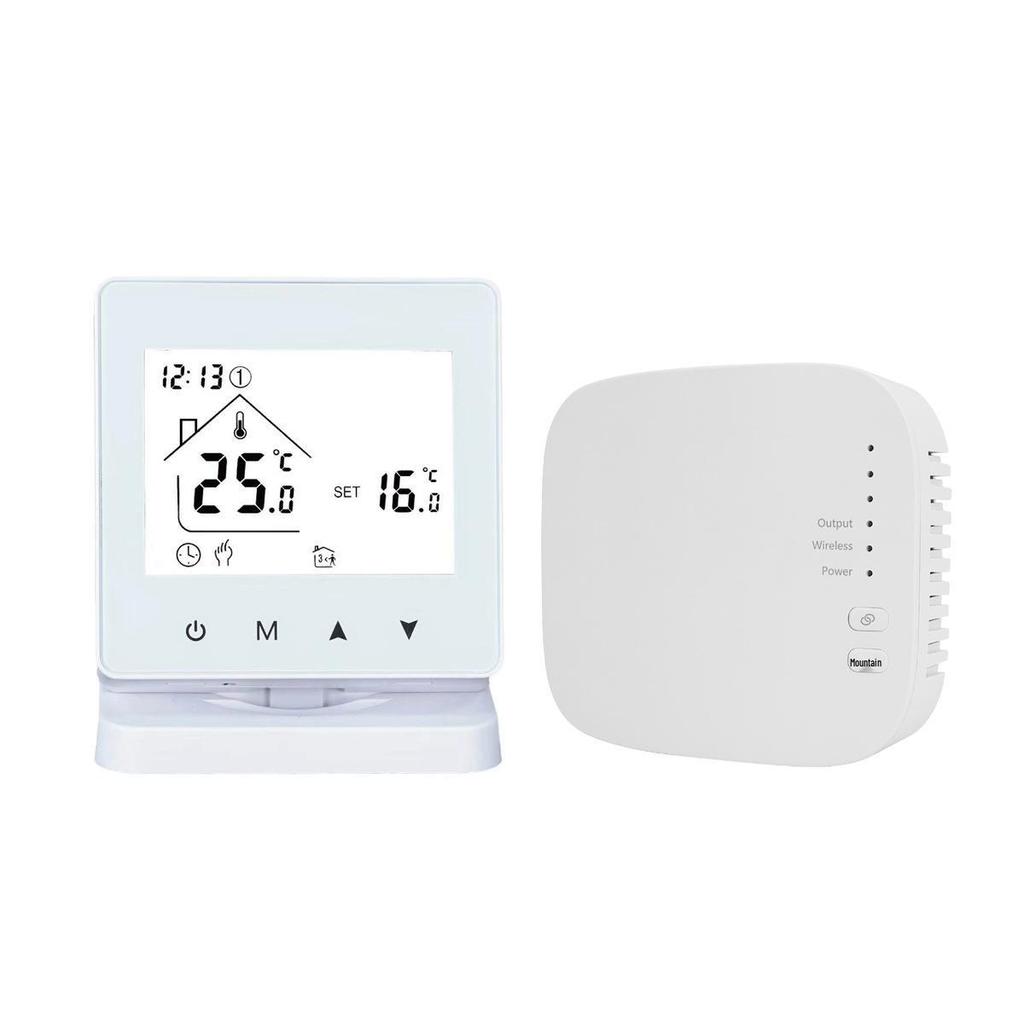 Termostato de Pared Inteligente WiFi Graffiti: Controlado por Voz y App para Calefacción por Suelo Radiante